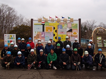 写真：釧路造園技能士会の皆さま