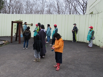 写真：旧ゾウ舎のバックヤードツアー1