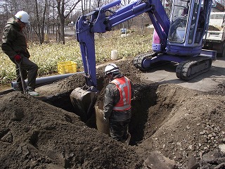 写真：排水管修繕