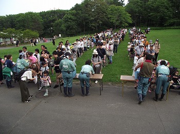 写真：ちょうちん抽選会1