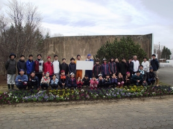 写真：釧路市山花小中学校の生徒の皆さん