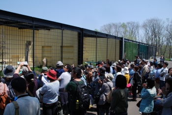写真:大勢のお客様