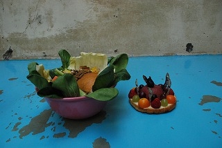 写真：ロリーのケーキと果物の盛り合わせ