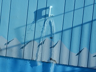 写真：壁の氷