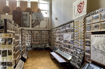 写真：古潭・雄別歴史資料室の展示の様子