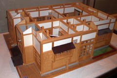 写真：炭鉱社宅模型