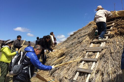 写真：屋根ふき体験5