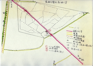 写真：手書きの図