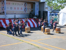 写真：わかくさ保育園幼年消防クラブわかくさ太鼓披露