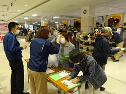 写真：令和3年度釧路市津波避難訓練の様子1