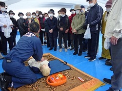 写真：令和3年度釧路市津波避難訓練の様子4