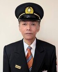 写真:港陽東分団団長