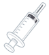 イラスト：経管栄養などの注射器