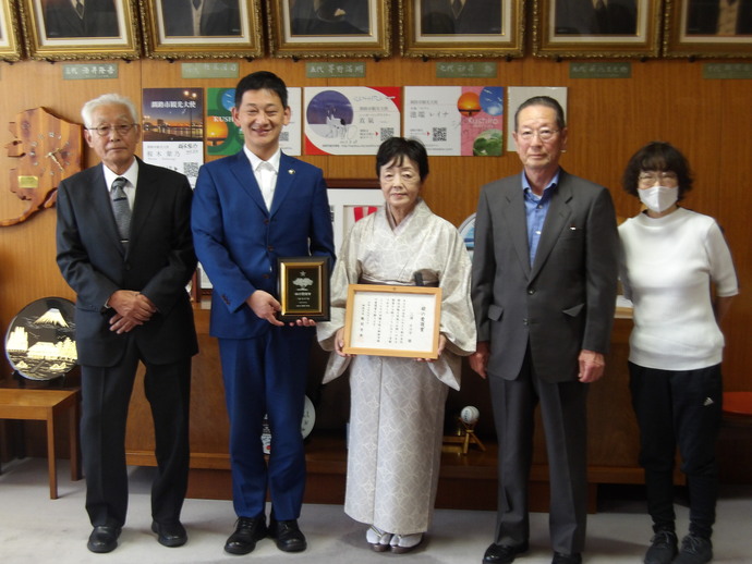 写真：表彰式の様子