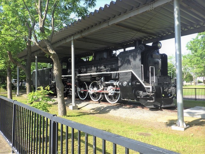 写真：蒸気機関車