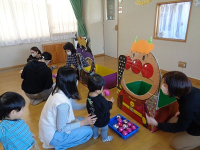 中部「豆まき」