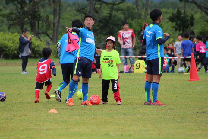 写真：日本大学サッカー部による合宿の様子1