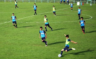 写真：日本大学サッカー部による合宿の様子2