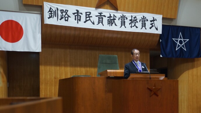 写真:あいさつの様子1