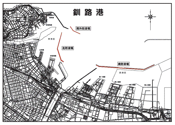 地図：立入禁止区域