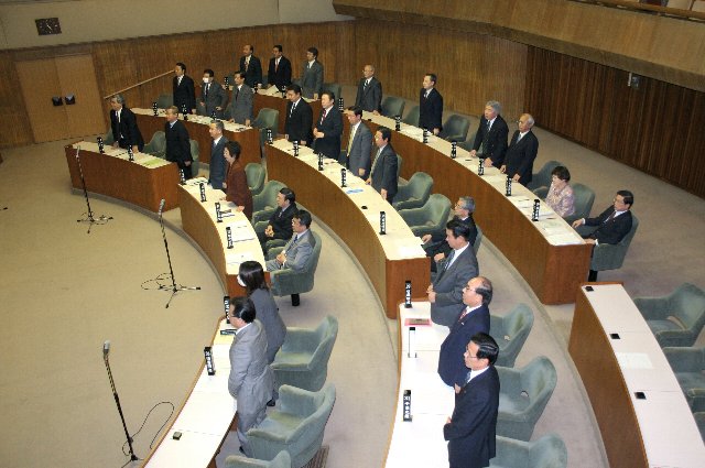 写真：釧路市議会2月定例会で合併関連議案可決