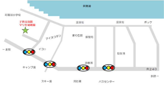 釧路市立マリモ幼稚園の周辺地図