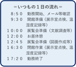 一日の流れ