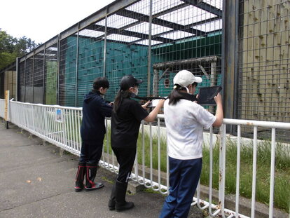 動物園学習の様子