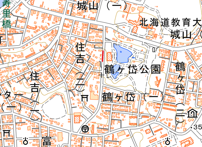 鶴ヶ岱公園通り交通規制