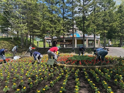 花壇整備作業2
