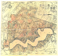 本多静六氏による改造計画図(昭和12年)