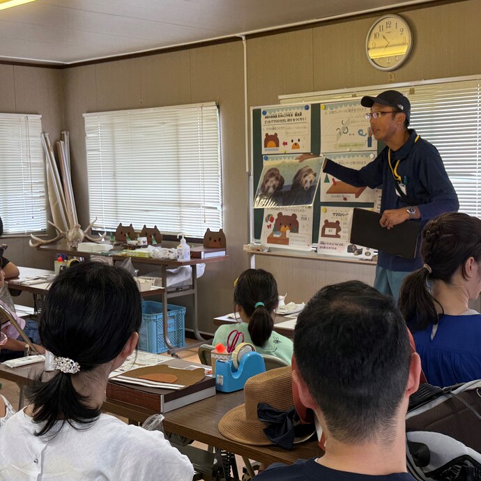 2025年8月12日公開　夏休みの工作教室前のクイズ