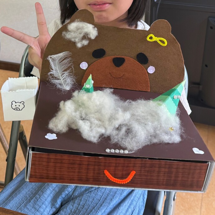 夏休み工作教室　完成した時の画像