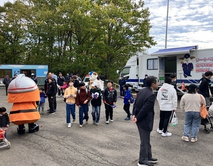 写真：パトカー＆消防車がやってくるZOO