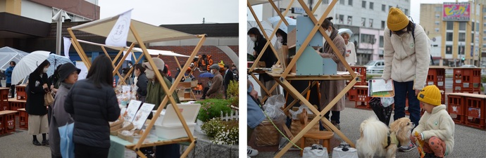 当日のマルシェ、キッチンカーの様子2