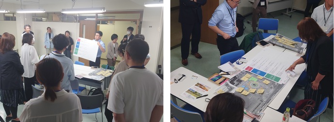 役割の検討の様子