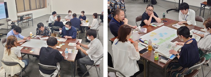 写真　班ごとのワークショップの実施状況2