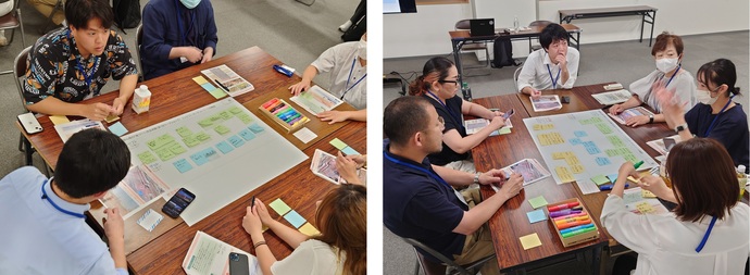 写真　班ごとのワークショップの実施状況4