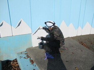 塗装ボランティア1