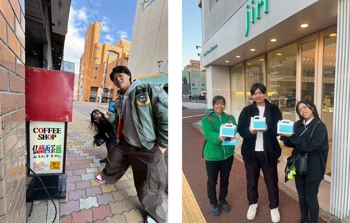 各班のまち歩きの写真2