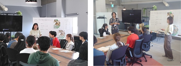 開会式_本日のプログラムの説明とくしラボ代表の開会挨拶の写真