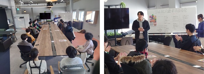 開会式_本日のプログラムの説明とくしラボ代表の開会挨拶