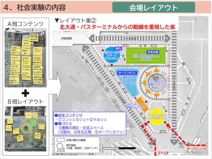 会場レイアウトなどの検討2