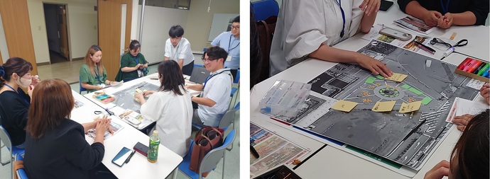 ワークショップ各班の様子4