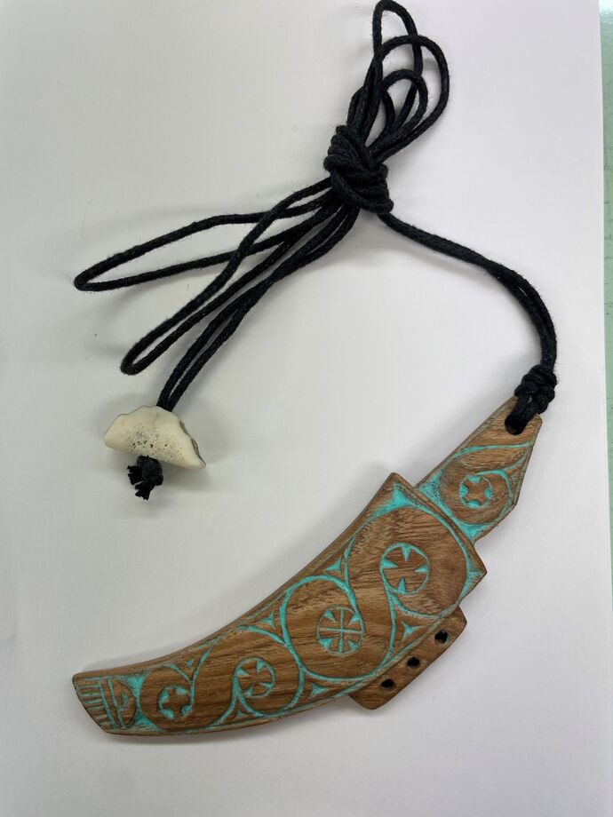 「アイヌ文様ペンダント」ポスター